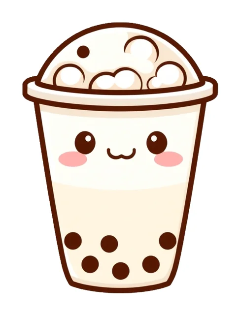 Boba Tea Cup paper squishy template